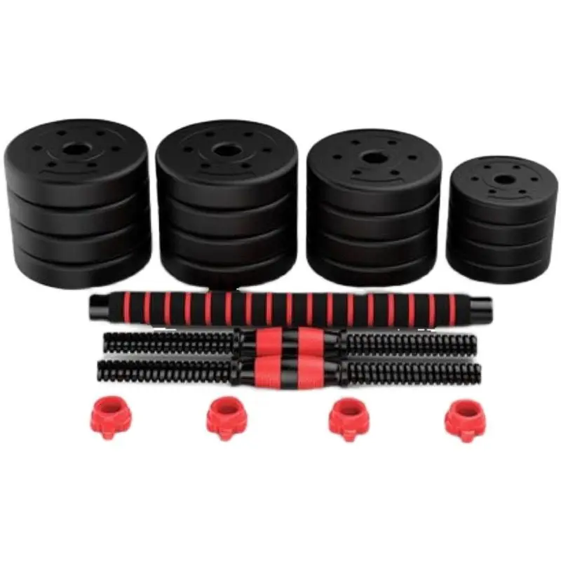Adjustable dumbell plastic coated cement dumbbell environmentally friendly cement dumbbells