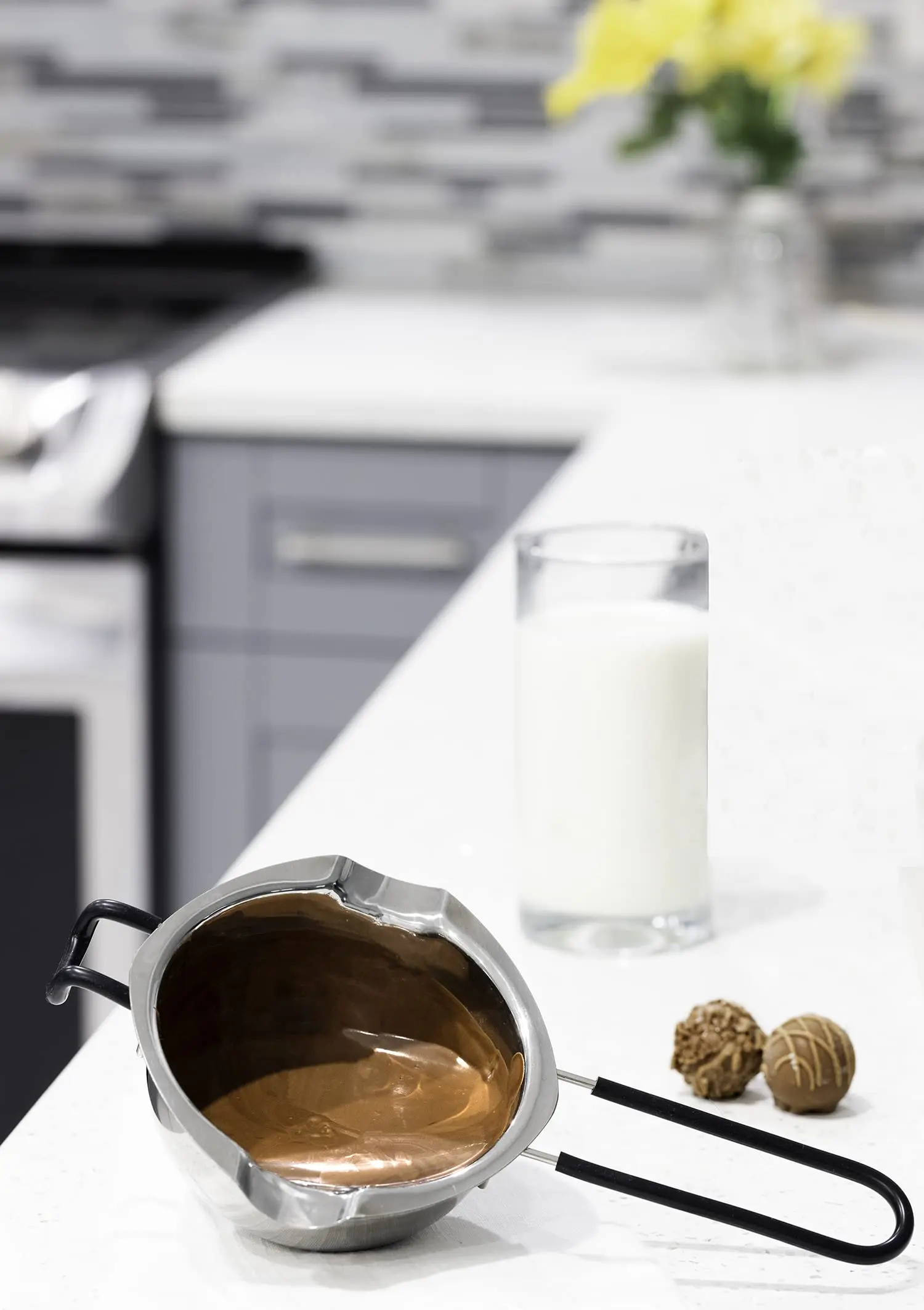 Stainless Steel Double Boiler Pot for Melting Chocolate Candle Making, Candy Soap