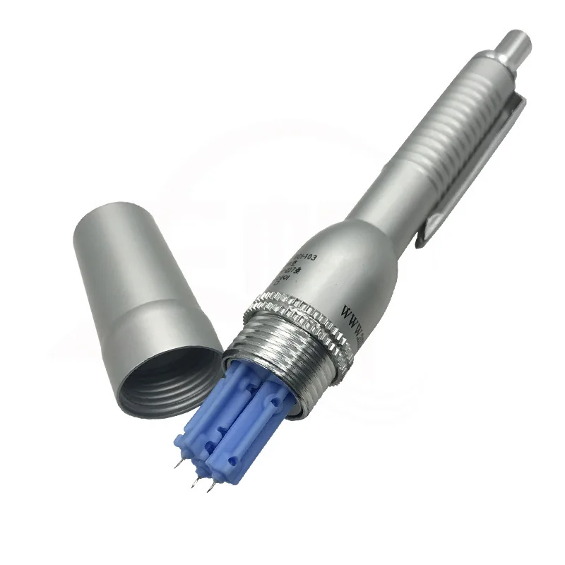 aluminium alloy Blood Lancet Pen acupuncture pin lancing device 3 head needles