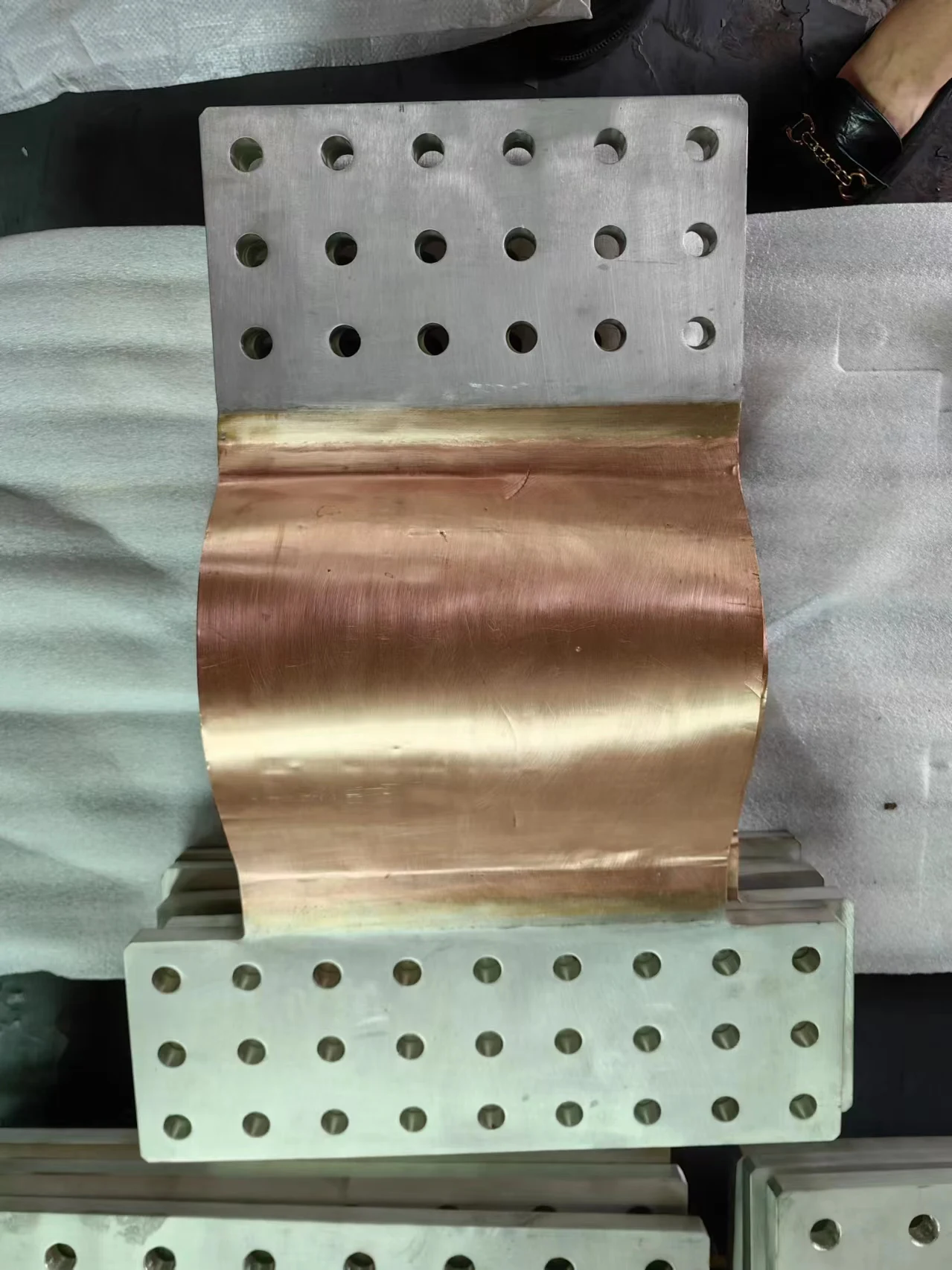 Professional customization for T2 purple copper electrical appliances with flexible conductive busbar soft connections