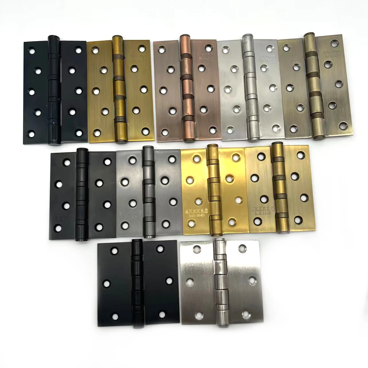 Good Quality Wholesale Flat Open Butt Hinge 2BB 4BB Stainless Steel 4 INCHES Ball Bearing Door Hinge for doors