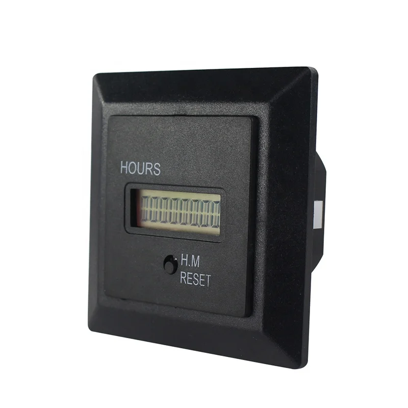  220V HM-1 Тип черный цифровой счетчик моточасов HM-1R можете