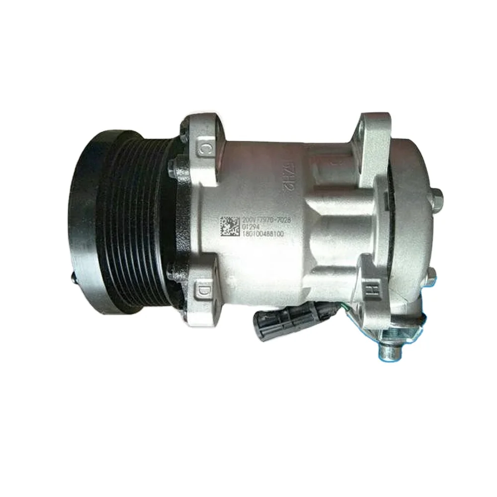 200V77970-7028 Sinotruk T5G T7H truck parts Air Condition Compressor