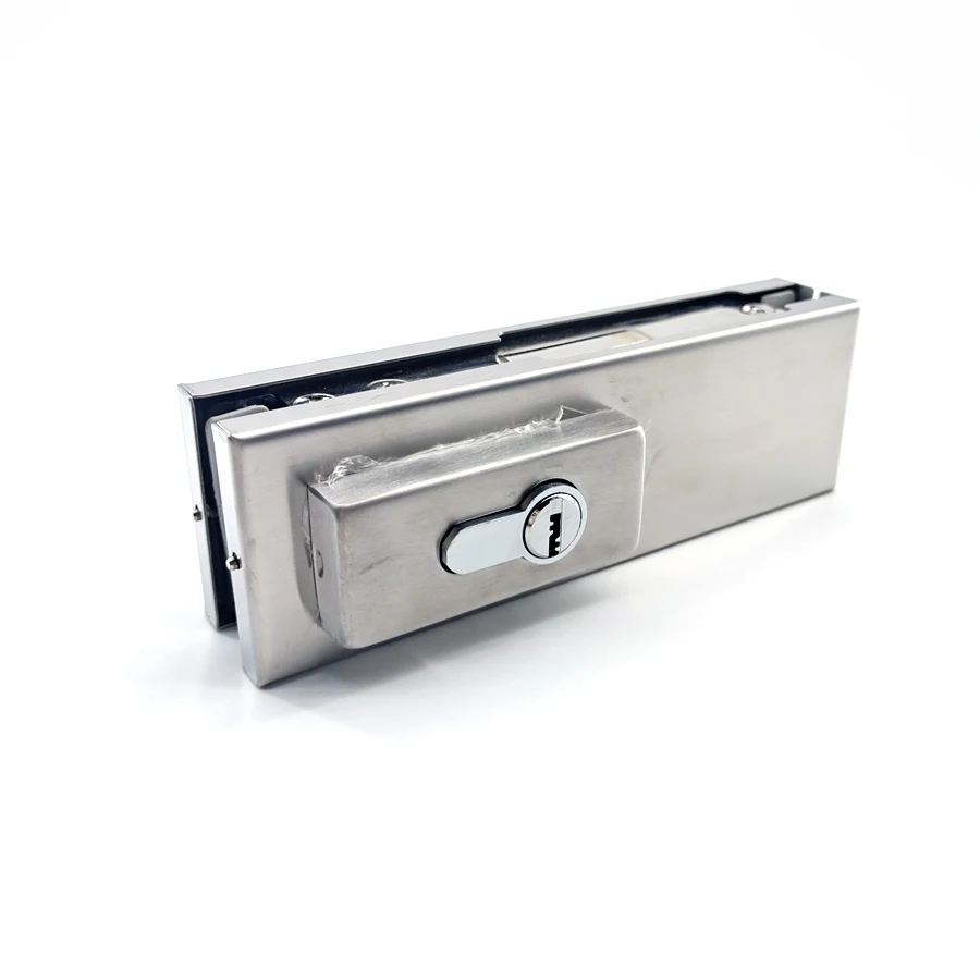 Hot Sale Glass Door Lock Frameless Glass Door Lock Patch Fitting Glass Door Lever Locks With Key