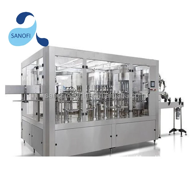 3-in-1 Bottle Washing Filling Capping Machine / water bottle making machine