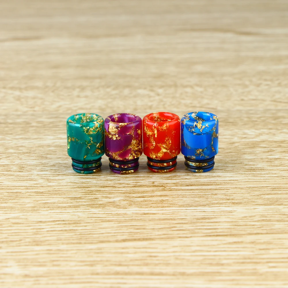 2021 new epoxy resin snake pattern drip tip 510 colorful vape drip tip