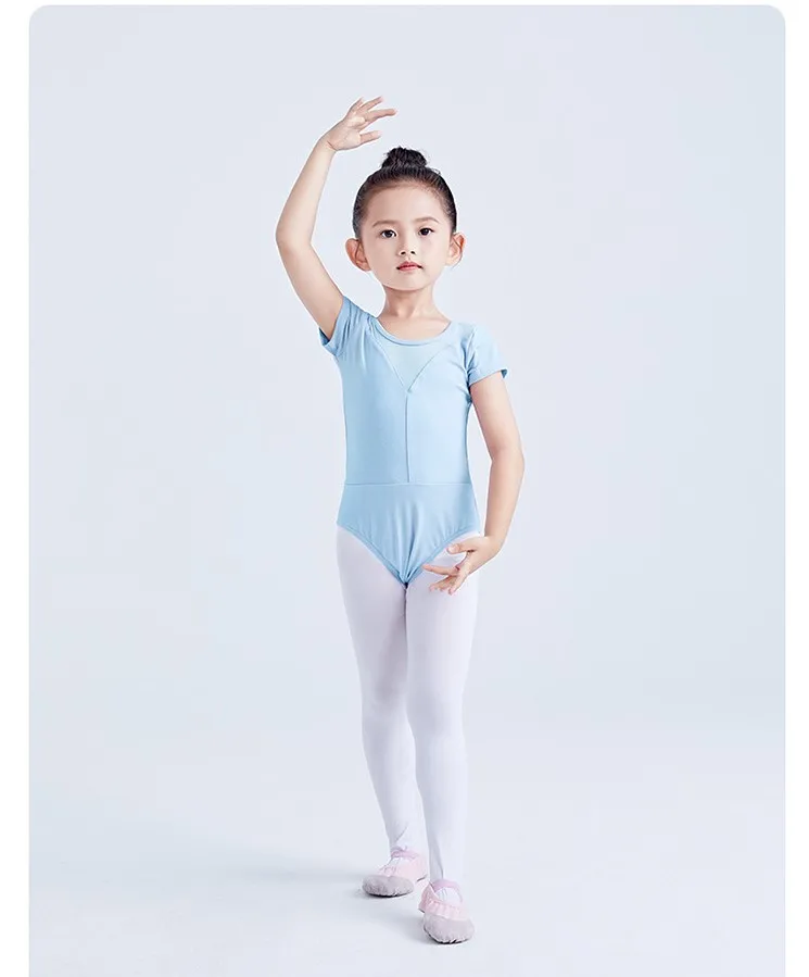 Wholesale Cheap Girls Training Leotards Dance Wear Costumes Cute  Kids Dance Leotards