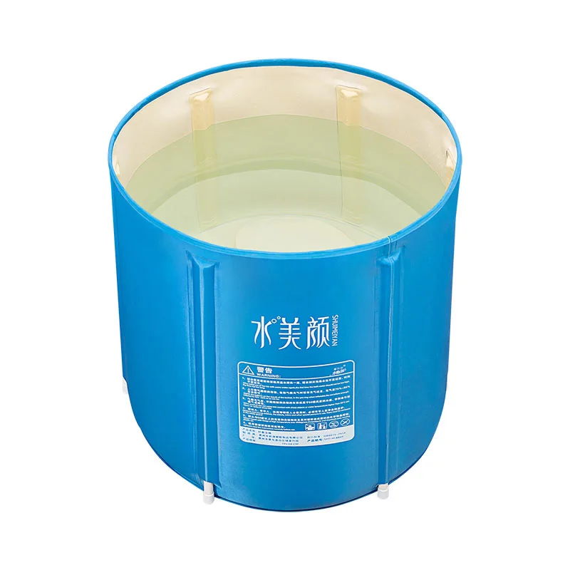 Home SPA Folding Portable PVC Bathtub For Adults