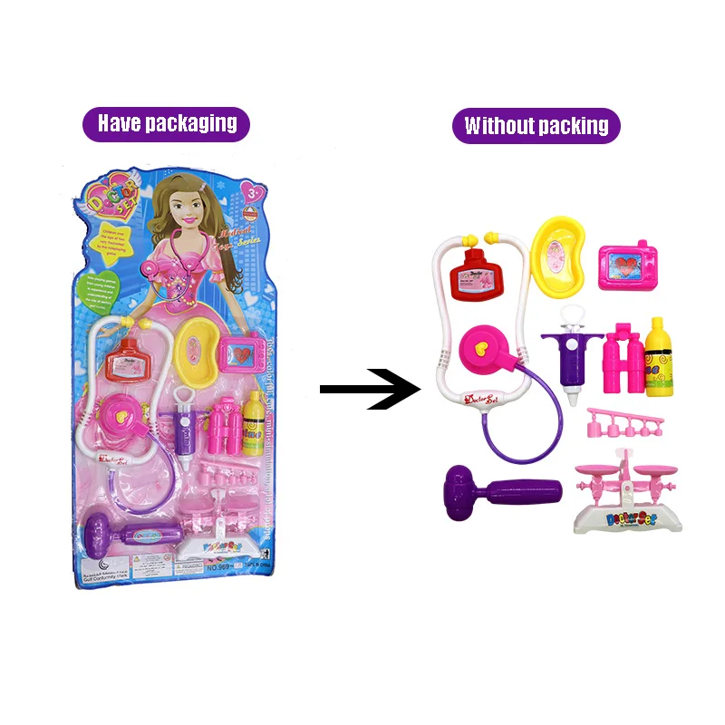 Educational Kids Birthday Party Game Doctor Toys Set Customized Play House Hospital Doctor Pretend Play Toys