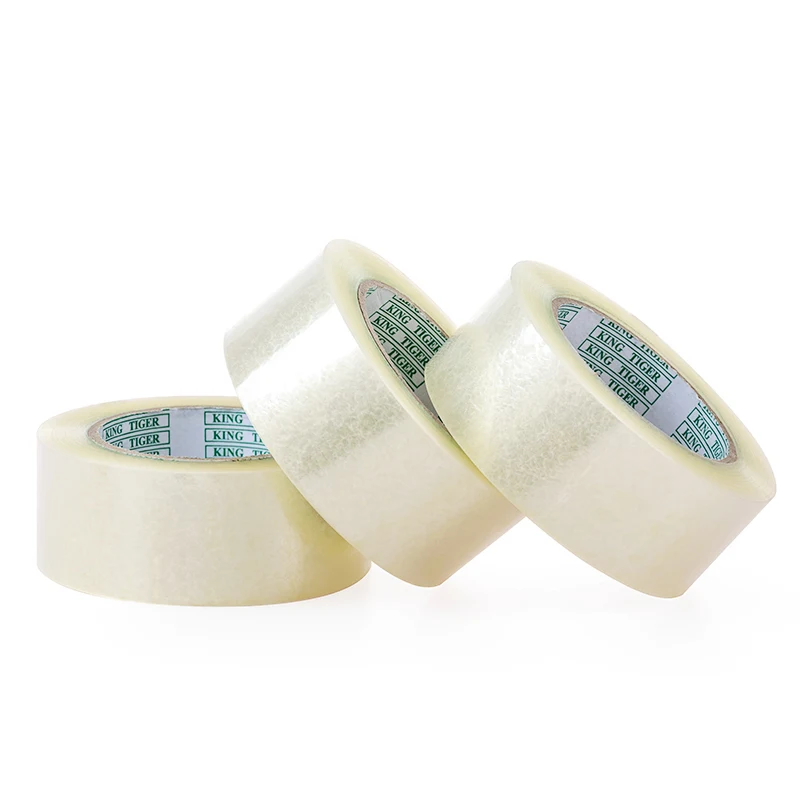 Excellent Logo custom Adhesive Thicker Transparent white Packing Bopp Tape for Packing & Shipping