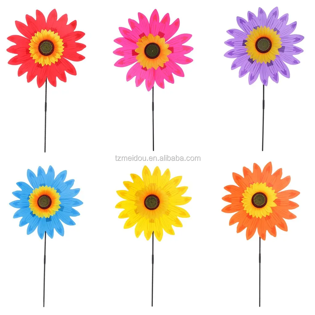 Lower price hot air balloon wind spinners ornaments windmill pinwheel windmill toys