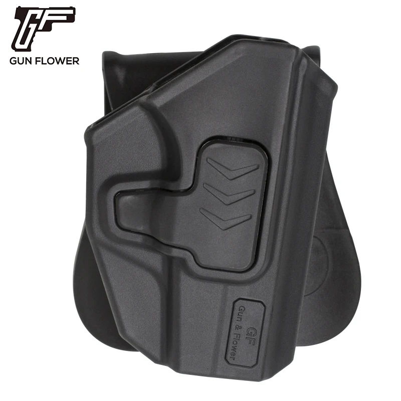 GunFlower Polymer OWB Holster for Index Finger Release System Outside Waistband Carry Holster Gun Bag