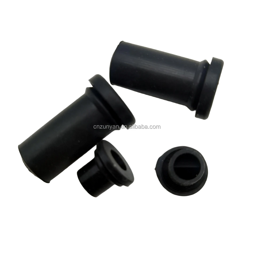 Customized Flexible Insulation Rubber Bushing Belows Dust-Proof Silicone Rubber Sleeve Automobile Rubber Sleeve