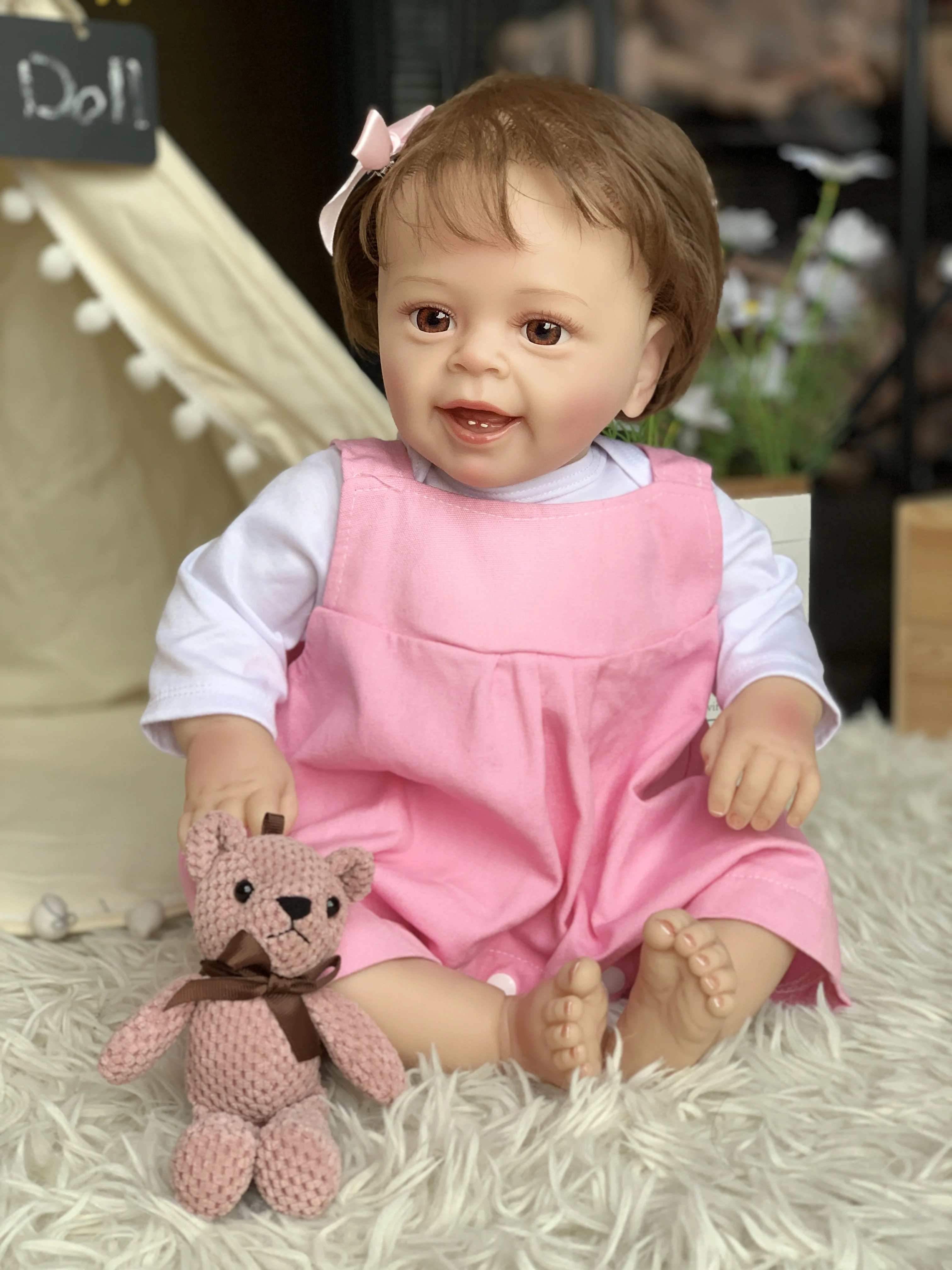 Function 14inch Drinks Lunabebe Be Nasau Packaging No Atacado Short 32 Bed Silicone 99 Sorpresa Reborn Doll