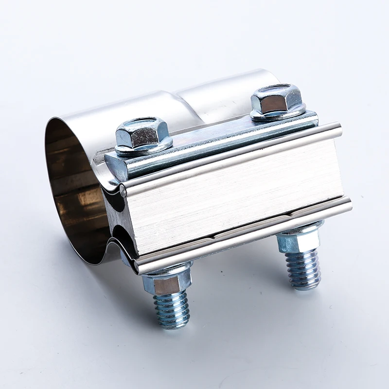 SIN High Quality Stainless Steel Easy Seal Stainless Butt Joint Band Exhaust Clamp for Car exhaust pipe