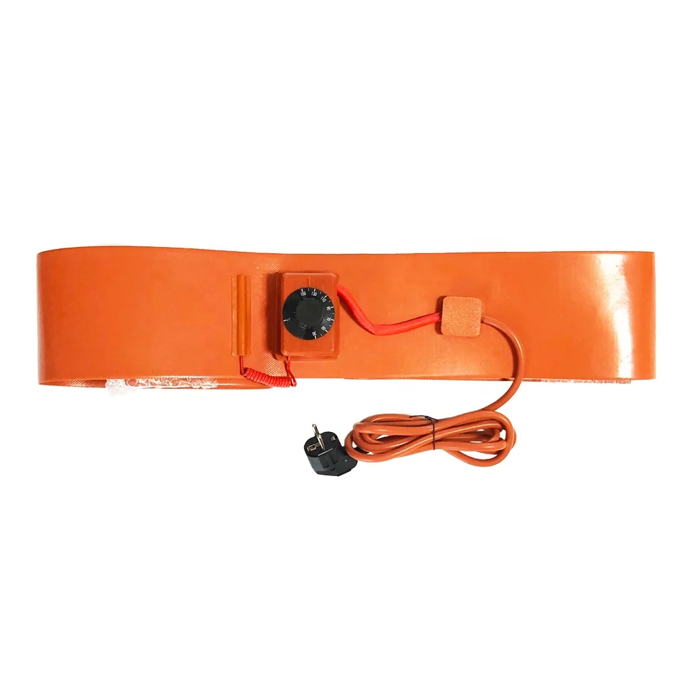 Flexible 230v gas cylinder tank heating pad customized silicone rubber heater