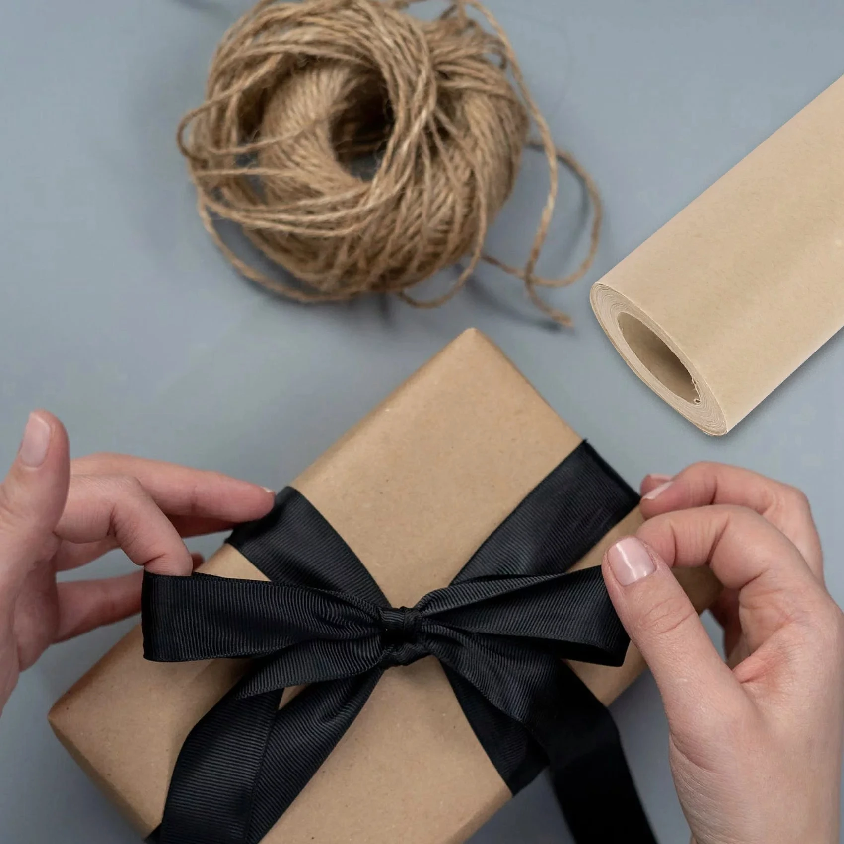Custom Size paper kraft roll  Packing Recyclable Paper Roll brown kraft paper roll