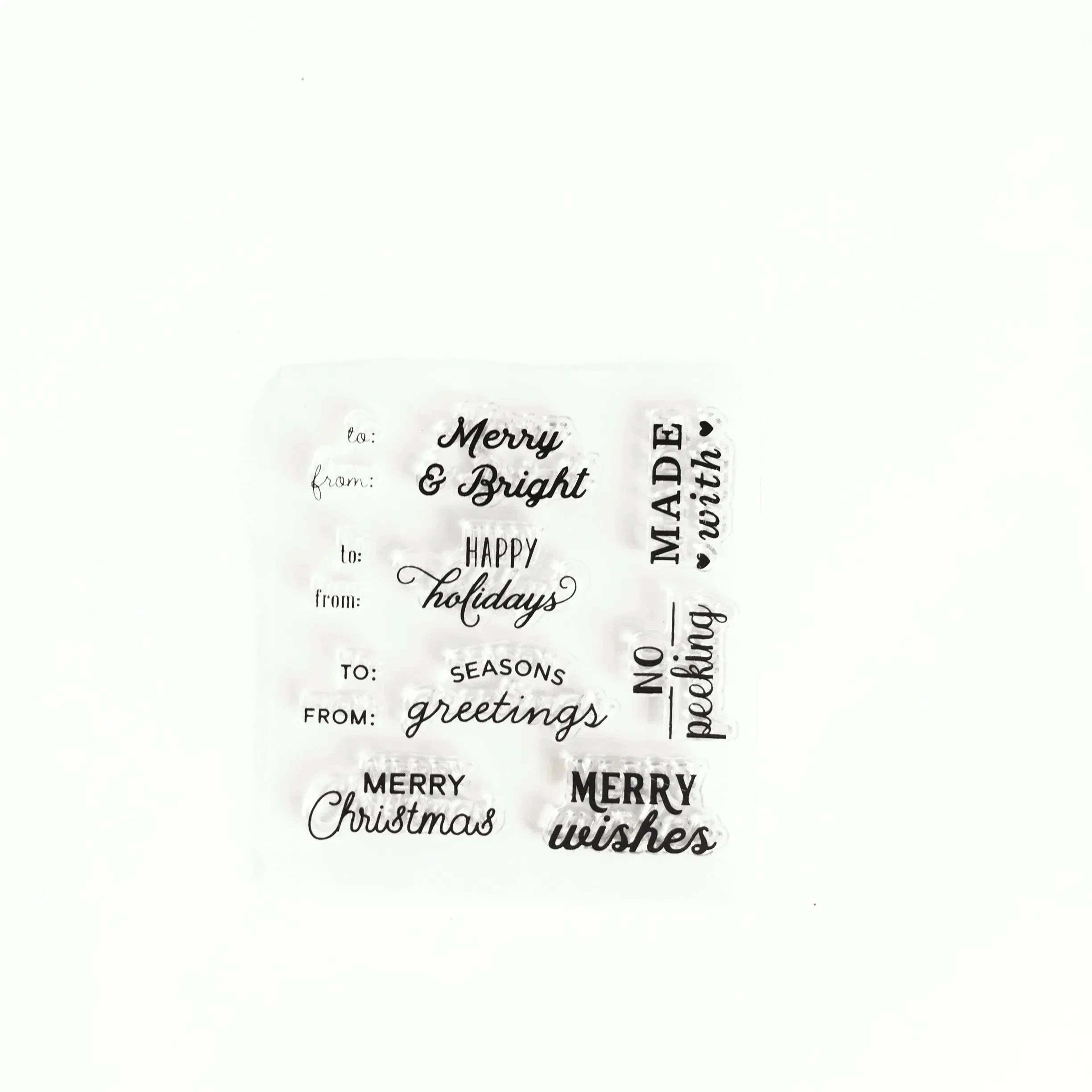 Словарный запас, прозрачный штамп, индивидуальный профессиональный производитель, производство, MOQ, 3000 шт., открытка для скрапбука