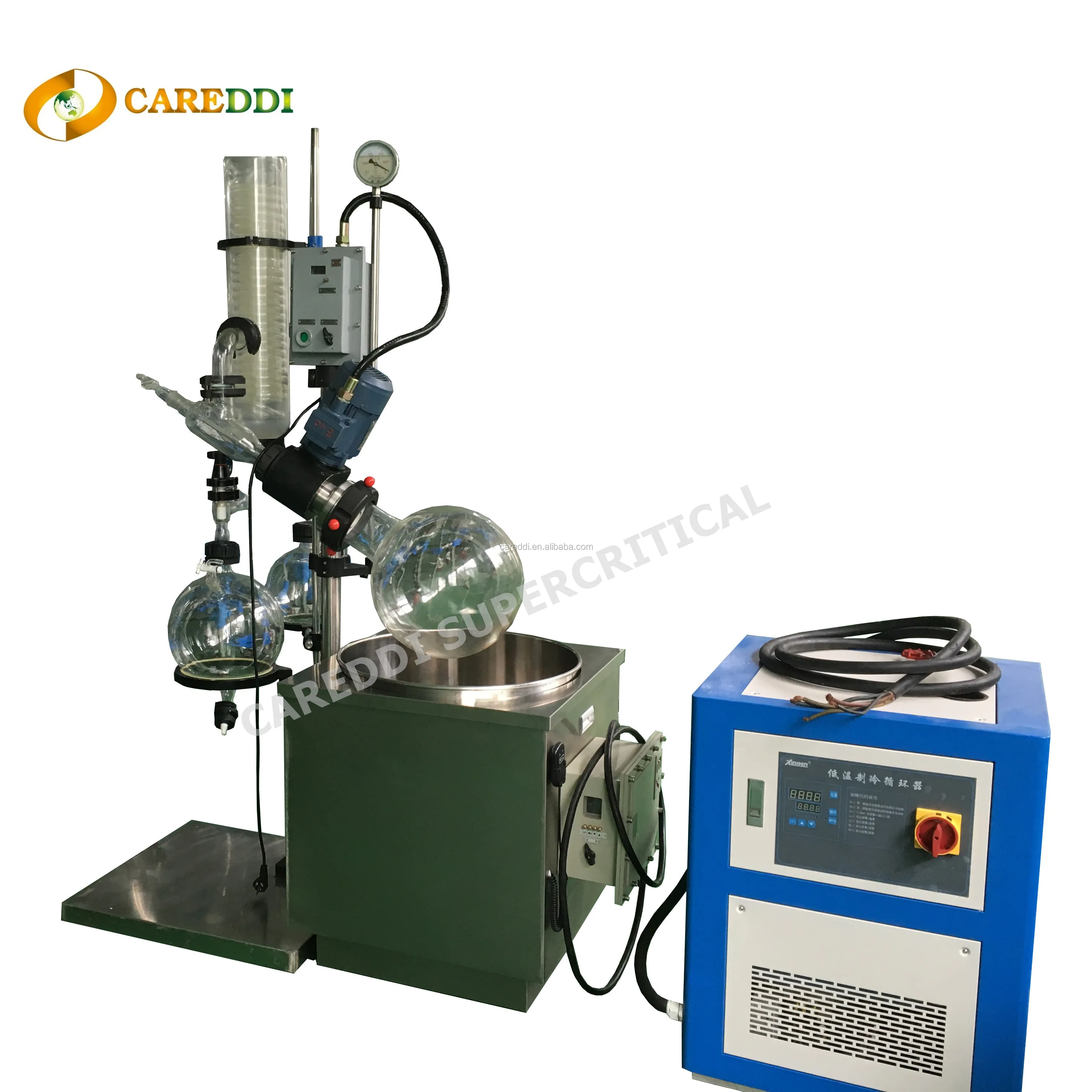 CE Certificated Rotary Evaporator 50L  with Chiller and Vacuum Pump for CBD Oil Distillation