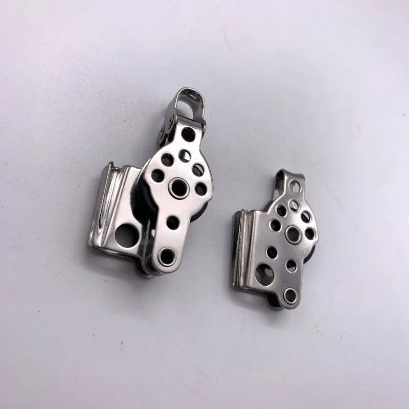 316 Stainless Steel Mini Pulley Sailing Pulley Kayak Canoe Sailboat Nylon Pulley