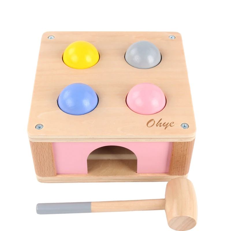 Wooden Hammer Whack A Mole Classic Educational Toys