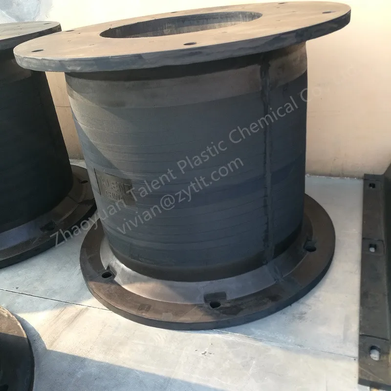 Column marine rubber fender with certificate for port construction