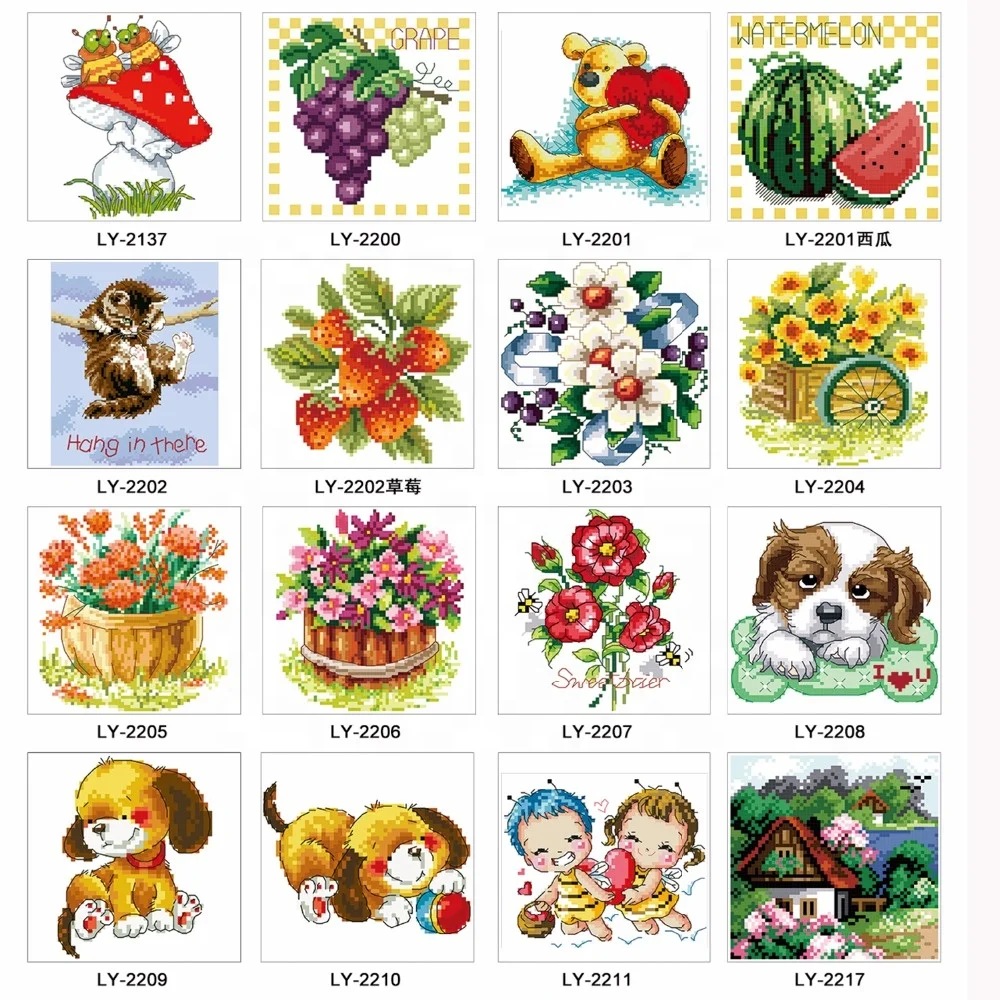 Room wall decoration sailboat pattern cross stitch clock diamond painting