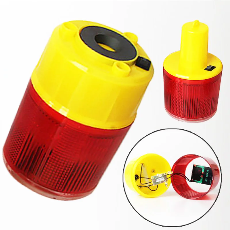 
Waterproof 4 led solar strobe light solar beacon solar warning light for emergency 