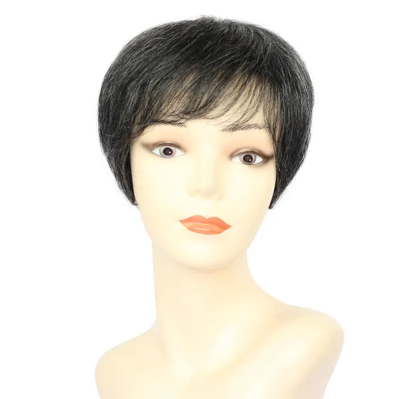 Short Cut Human Hair Wigs Short Bob Wigs for Women Machine Made Natural Color Cheap Glueless Wigs Human Hair
