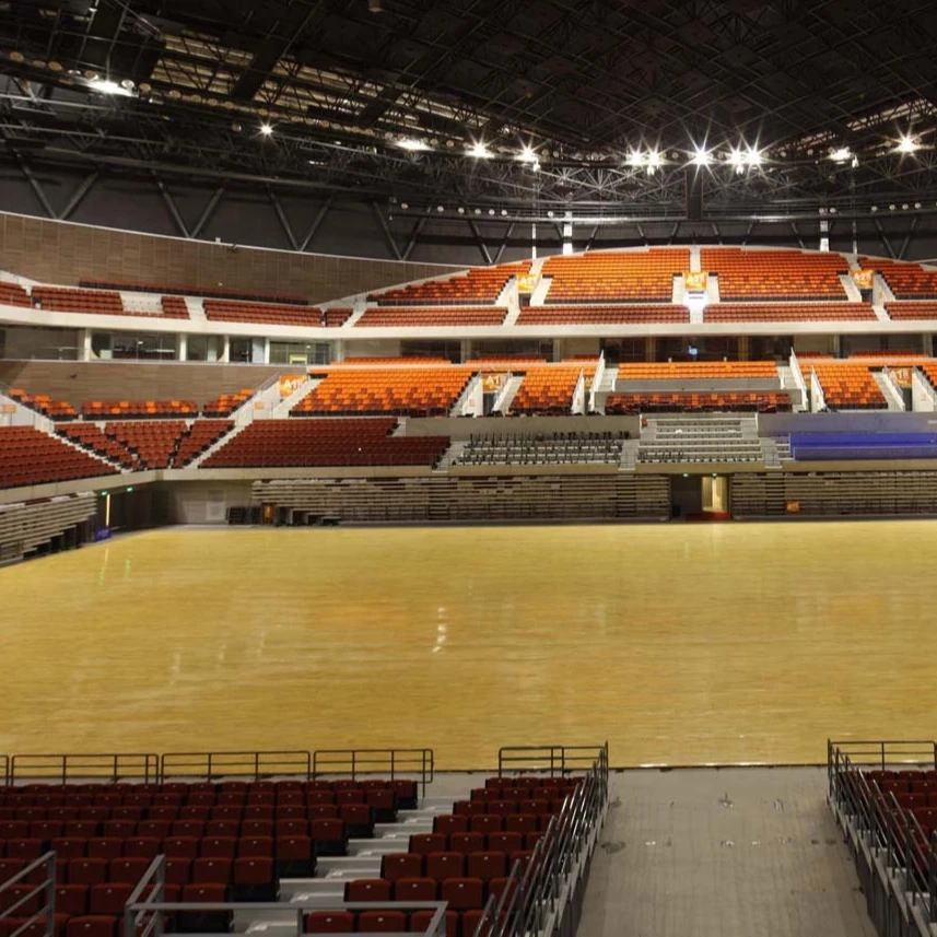Automatic movable Telescopic Spectator Retractable Seating for Indoor Stadium / Lecture hall / Church Use