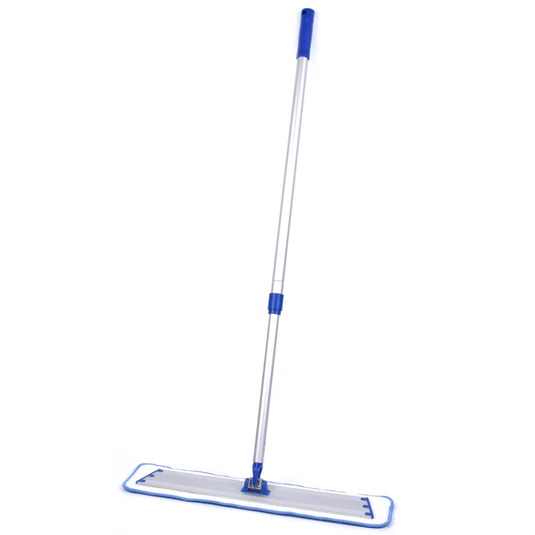 Customized New Microfiber Wet and Dry Telescopic Aluminum Pole Microfiber Pad floor Cleaning Magic Mop