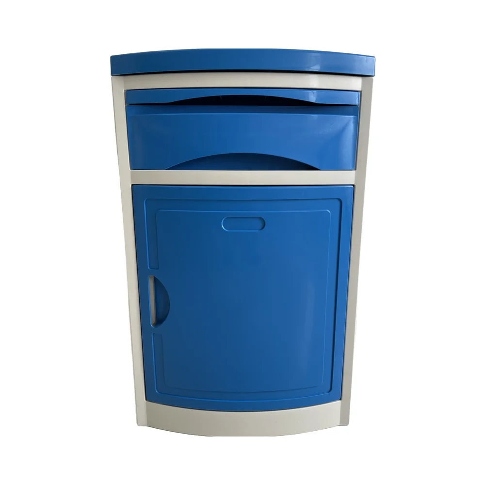 2024 Factory Direct ABS Medical Bedside Cabinets Plastic Medical Lockers Trending Products