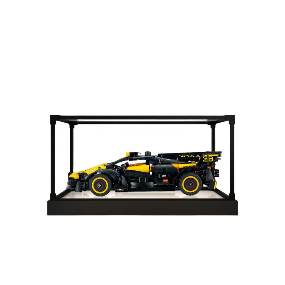 Acrylic Display Case with Lid, Clear Display Cases for Collectibles, Art Pieces and Toys