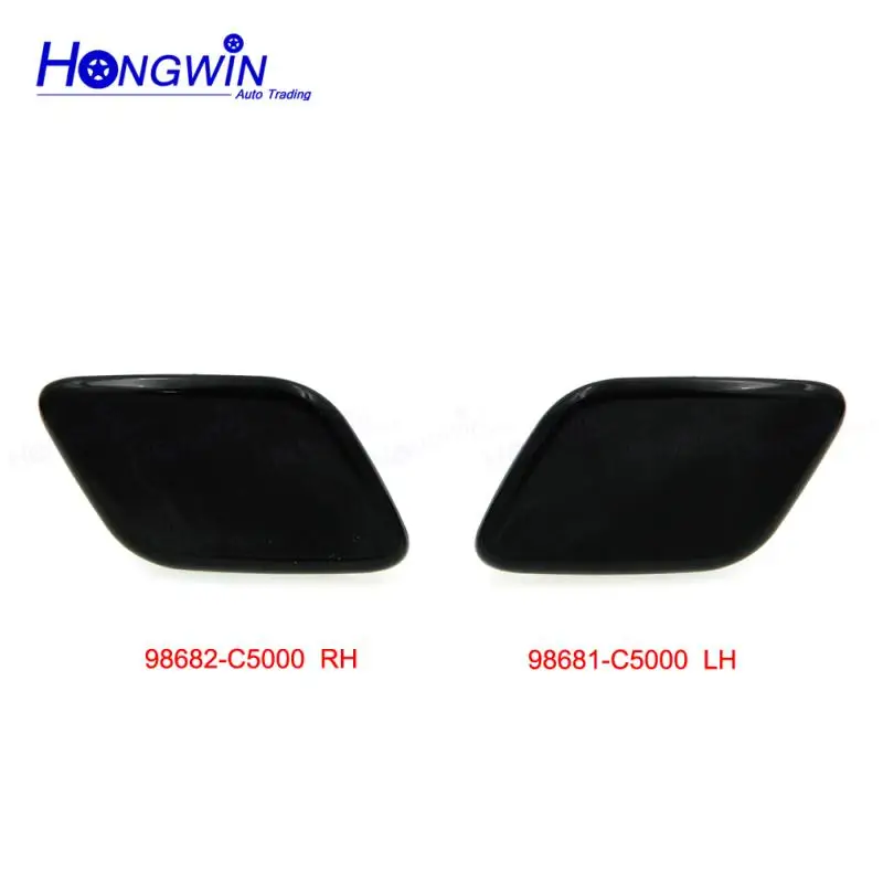  Headlight Water Spray Nozzle 98671-C5000&98672-C5000 +Cover 98682-C5000&98681-C5000 For KIA Sorento 2015 2016 2017