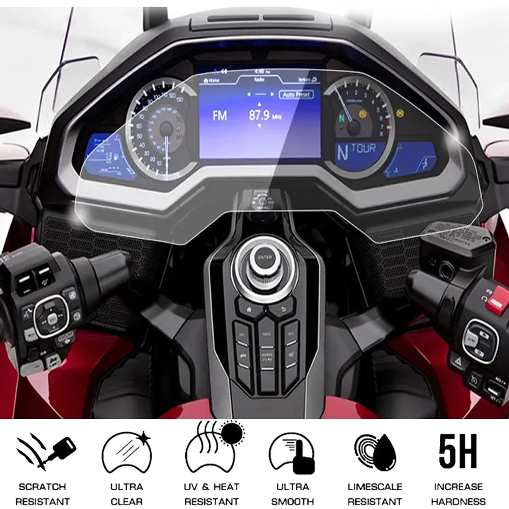 RACEPRO Wholesale Motorcycle Cluster Scratch Protection Film Screen Protector For Honda GOLDWING 1800 GL1800 GL 1800 2018 - 2022
