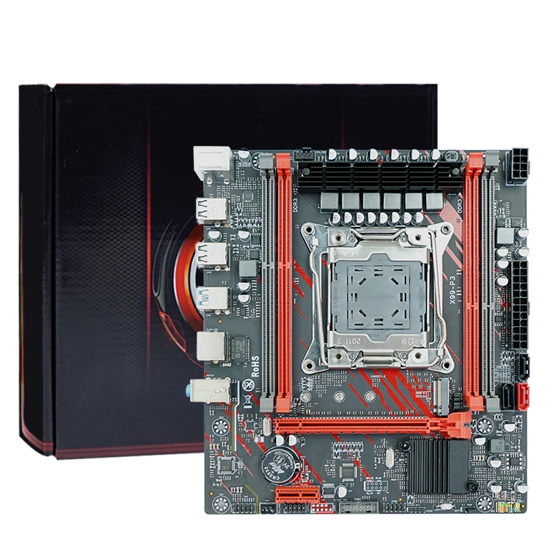 Материнская плата для настольных ПК HM55 набор микросхем каналов DDR3 Intel Xeon E5 LGA2011-3 процессор материнская