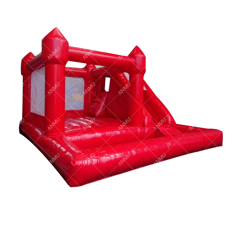 Multiple color Inflatable wedding party jump bouncer white pink grey inflatable bouncy castle for sale