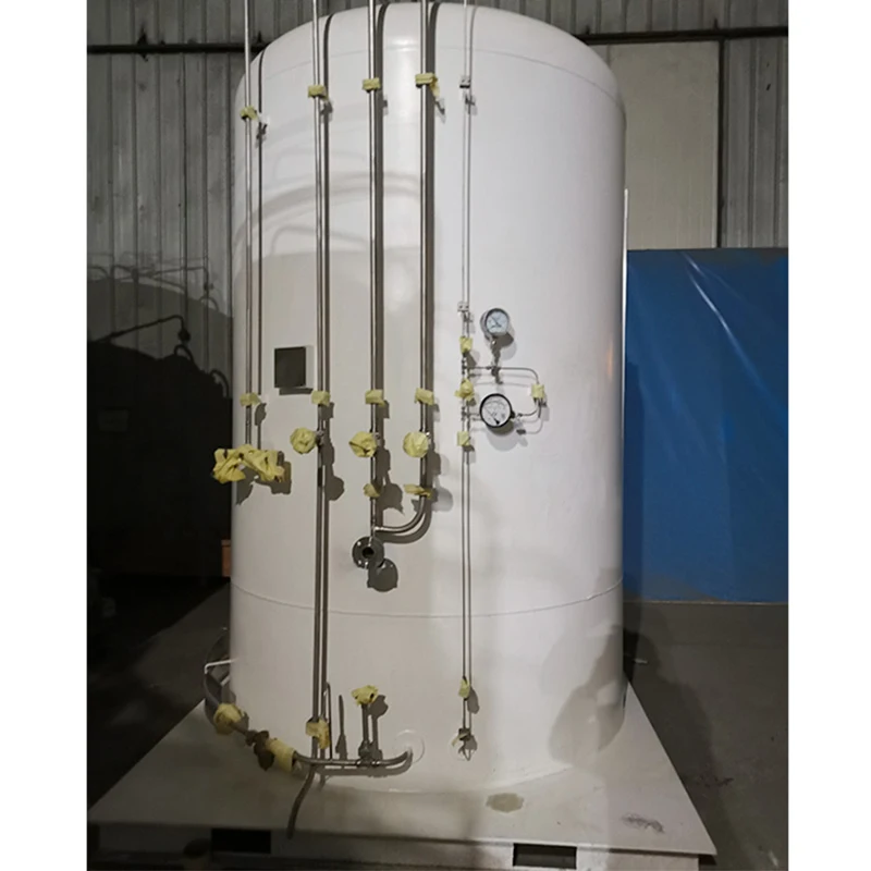 Vertical Pressure Vessel Cryogenic Storage Bulk Liquid Oxygen / Nitrogen Liquefied Carbon Dioxide Equipment Dewar Bottle