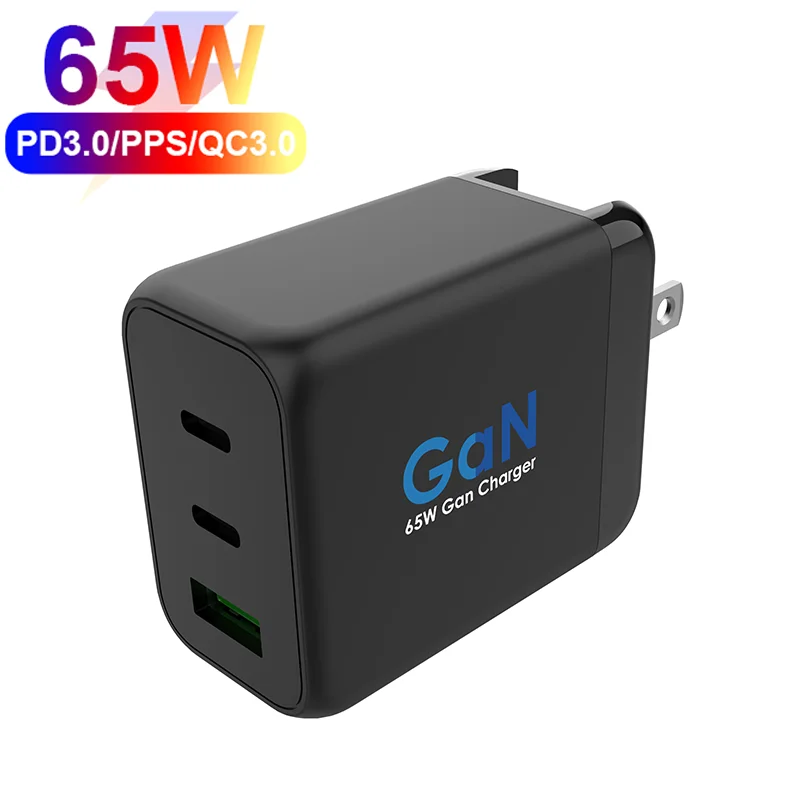 Сетевое зарядное устройство USB Type C PD 65 Вт с CB KC PSE CE