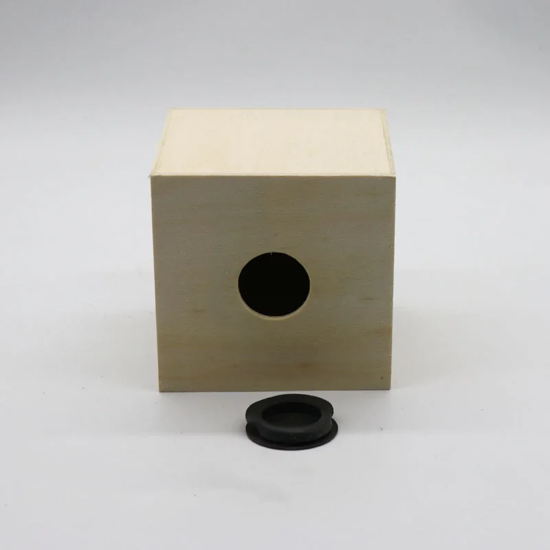 Unfinished Wooden Piggy Bank DIY Plain Wood Coin Money Saving Bank Box