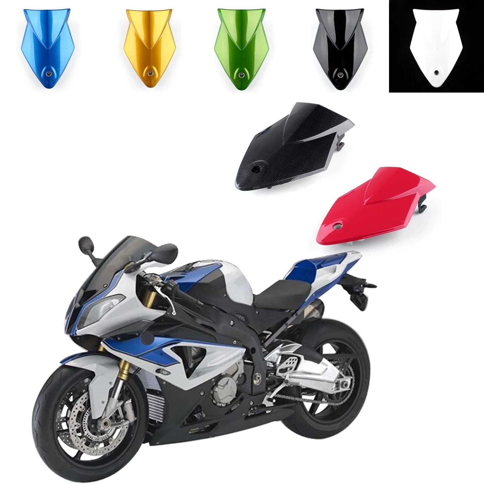 
Rear Seat Cover cowl For BMW S1000RR 2009 10 11 12 13 2014 White 