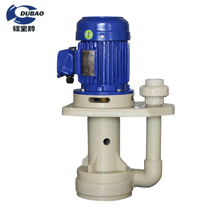 Dosing pump chemical vertical submerged centrifugal plastic pump for industrial equipment