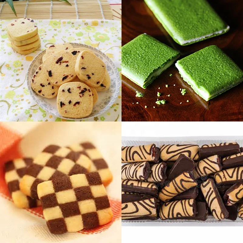 SV-208A automatic stuffed filled cookie maker machine wire cut biscuit making encrusting machine