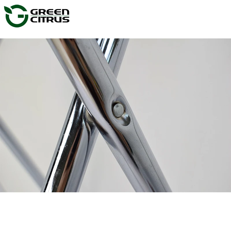 Silver Stainless Steel Hotel Room Luggage Rack Dubai Hotel Luggage Racks