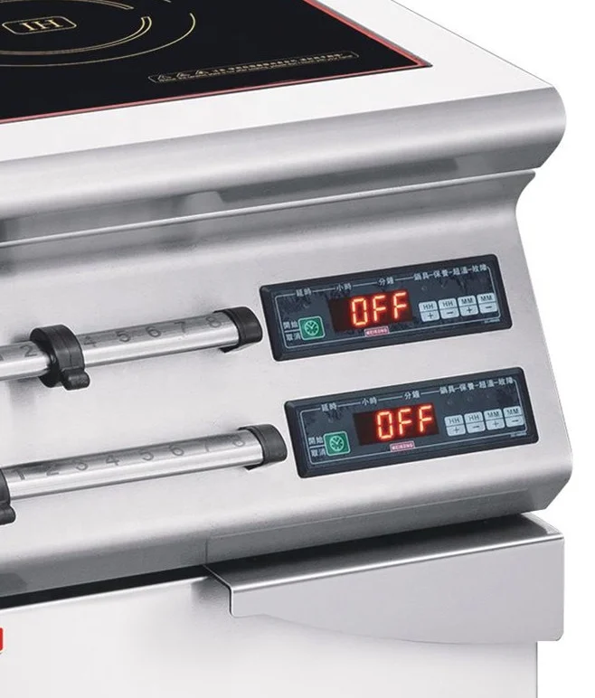 All Electric Cooking Electric Induction Cooker With Cabinet Commercial Kitchen Equipment Countertop Induction Stove 2 Zones