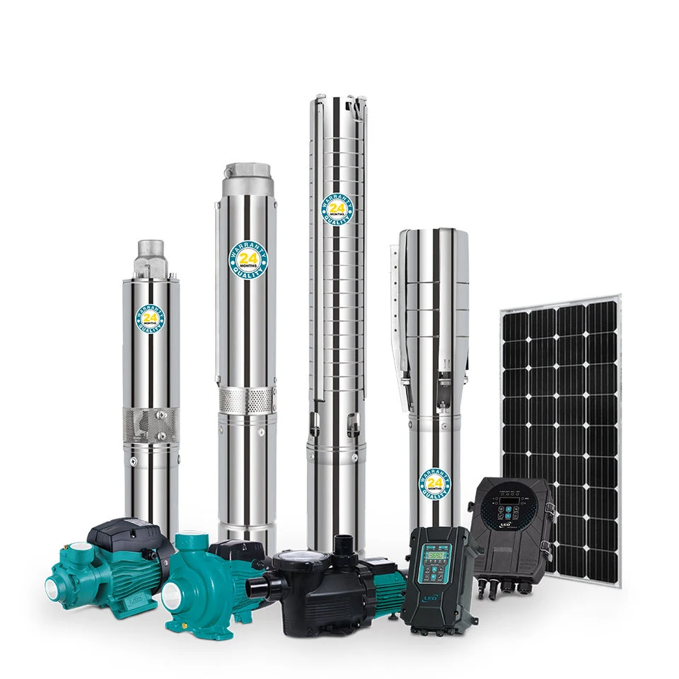 Насос на солнечной батарее LEO DC с пластиковым рабочим крыльчатком, водяной насос на солнечной батарее