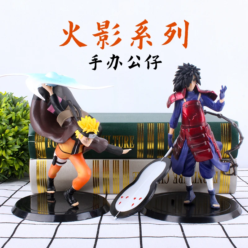 Hot Toys Collectibles Action Figure 6pcs Japanese Car Table Decor Cosplay Uchiha Sasuke Kakashi Dolls For Kids Model Toy
