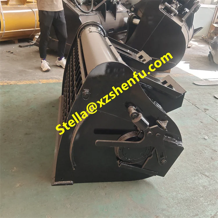 China Factory Direct Sale SSL Skid Steer Concrete Mixer Bucket Attachment