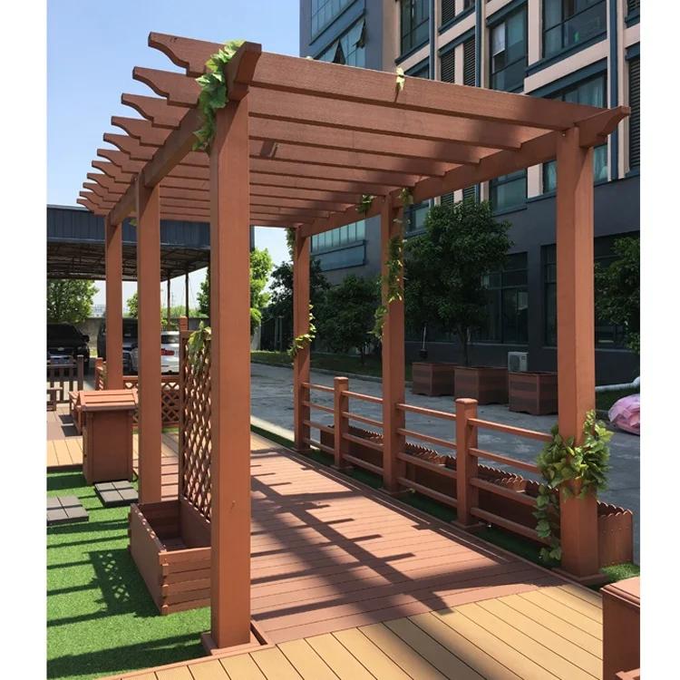 WPC  weight of glulam  pergola beam  160mm*60mm