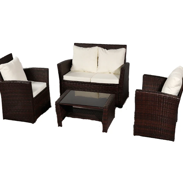 Henan steel frame garden patio furniture PE rattan outdoor chairs